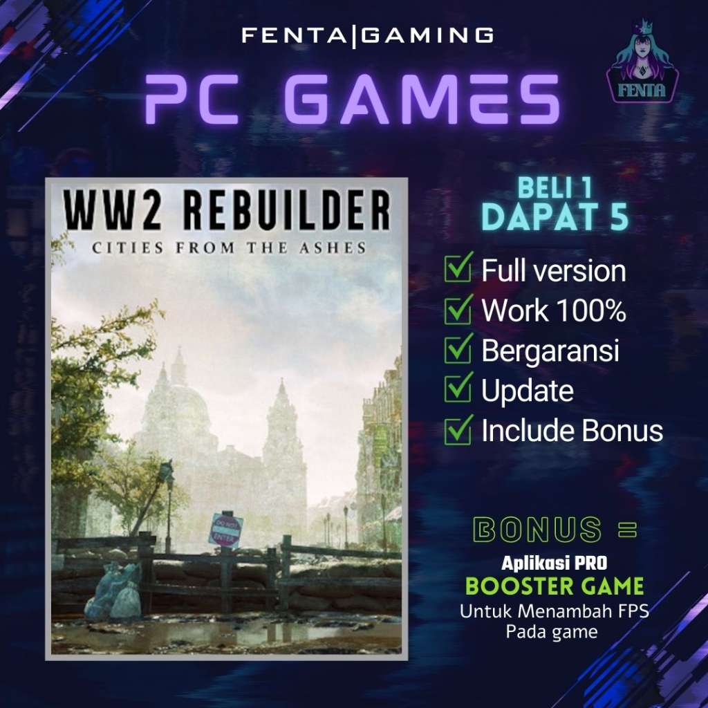 WW2 REBUILDER CITIES FROM THE ASHES - GAME PC - GAME LAPTOP