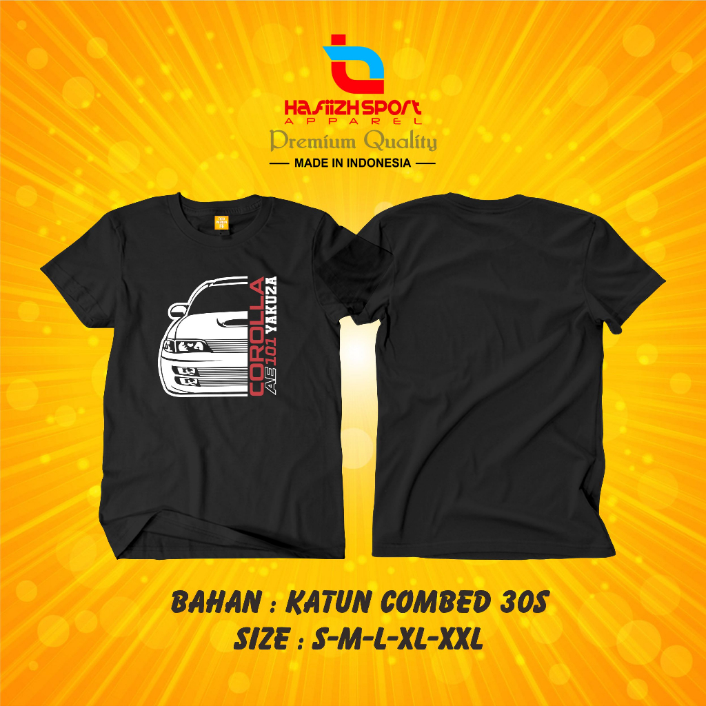 KAOS BAJU TOYOTA COROLLA AE101 YAKUZA TERBAU