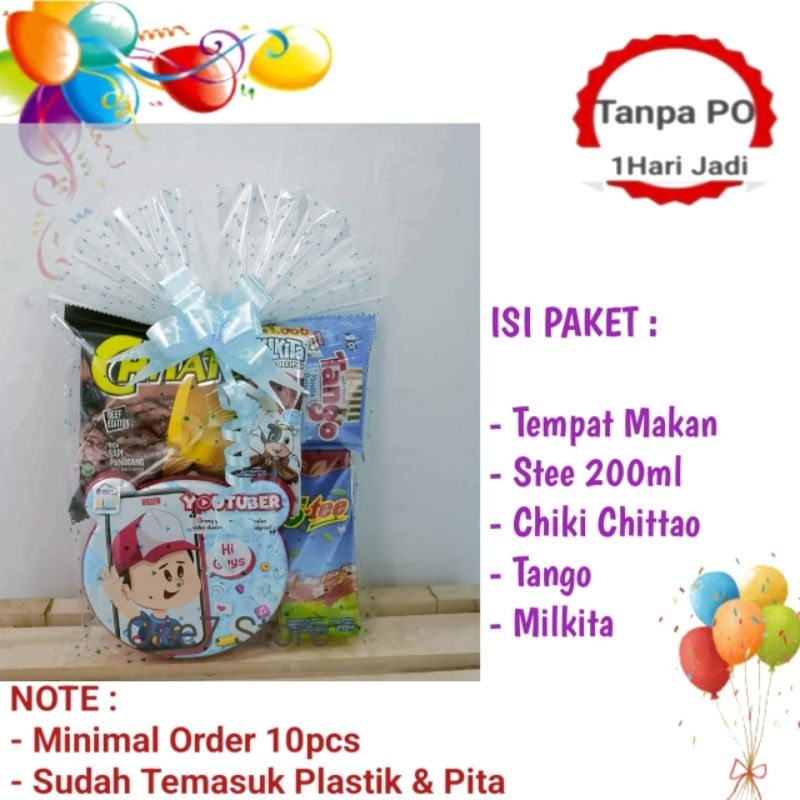

Paket Snack Ulang Tahun Anak Hampers Bingkisan Souvenir Ulang Tahun