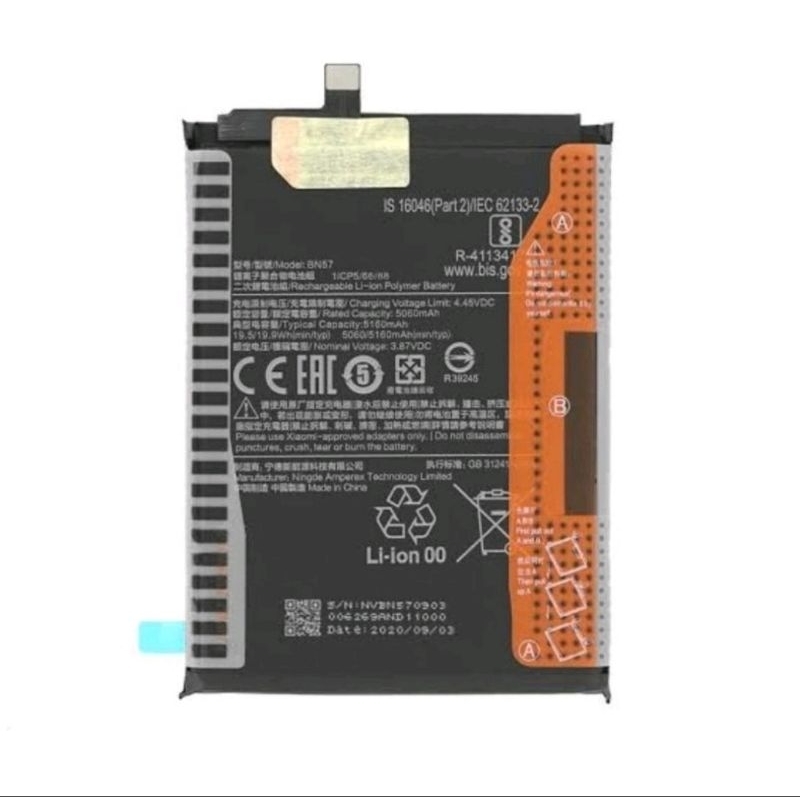 BATRE BATERAI BN57 POCO X3 PRO 100ori