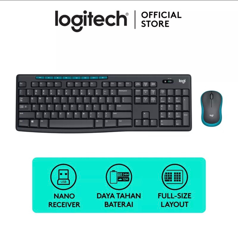 Original wireless keyboard Logitech MK 275