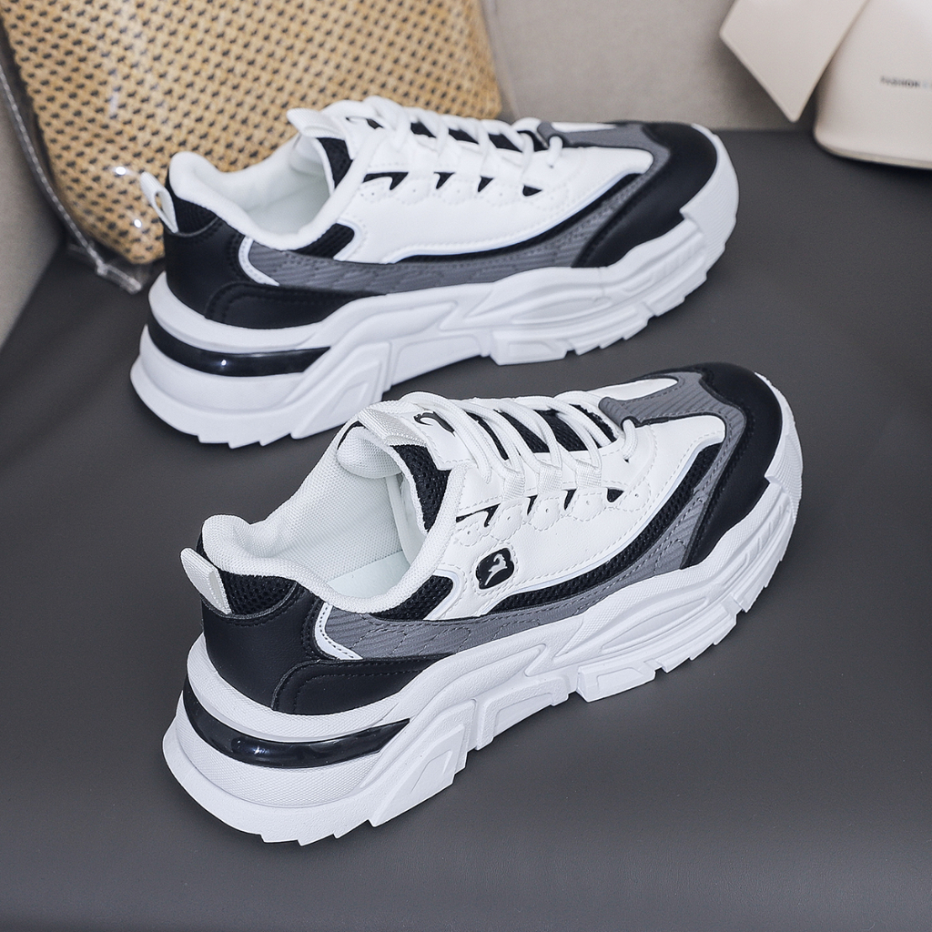 LURAD Sneakers Hitam Sepatu Sneakers Wanita Sepatu Trandy Hang out Fashion Dan Modis