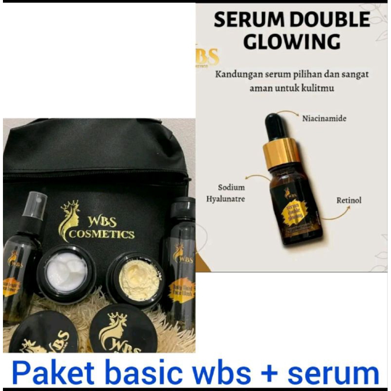 Wbs Cosmetics + Serum Double Glowing Wbs Cosmetics