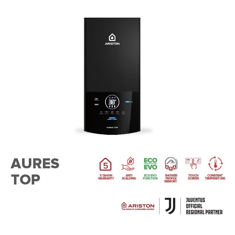 ARISTON Instant Water Heater Aures TOP 2400 Watt (Tanpa Tangki)