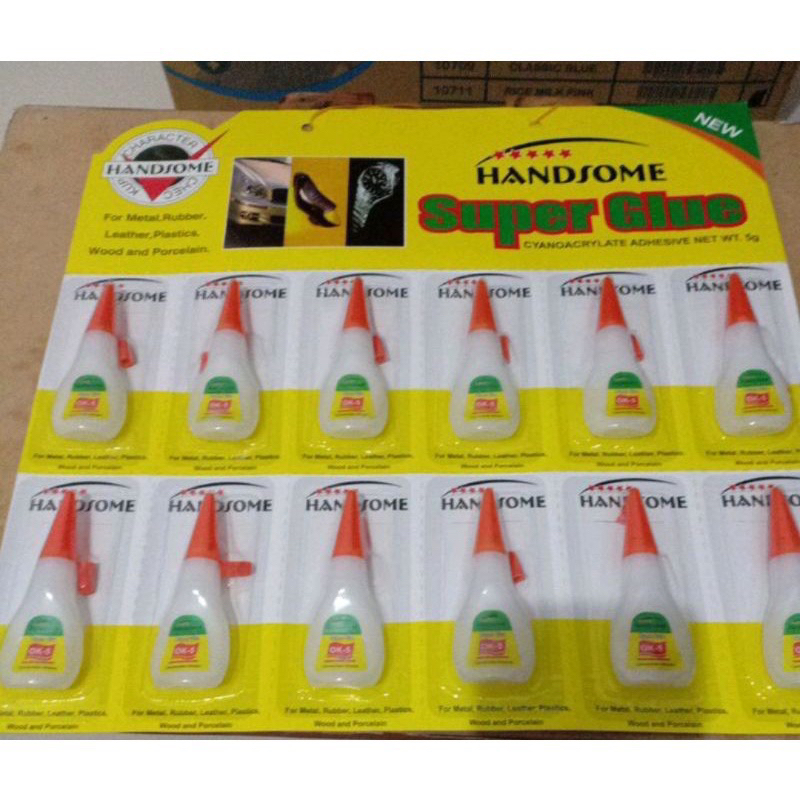 lem super glue / power glue handsome / lem besi / lem serbaguna