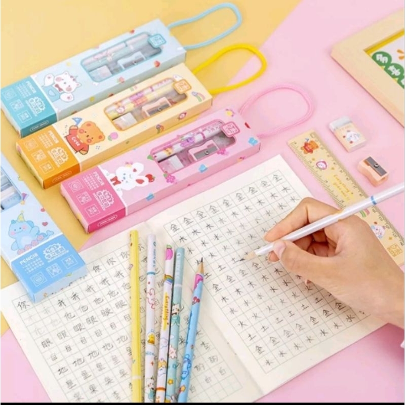 

SET ALAT TULIS SEKOLAH 5 in 1 KARAKTER LUCU BTS