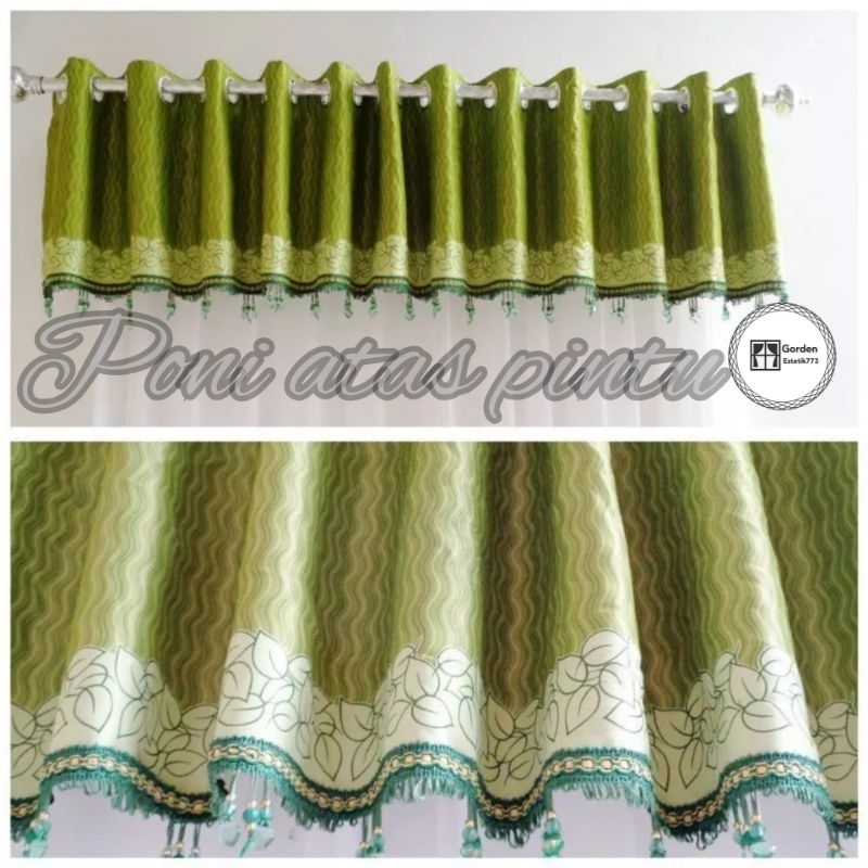 GORDEN JENDELA GORDEN PINTU GORDEN PONI ATAS PINTU GORDEN BLACKOUT ATAS PINTU PONI MODEL SMOKRING