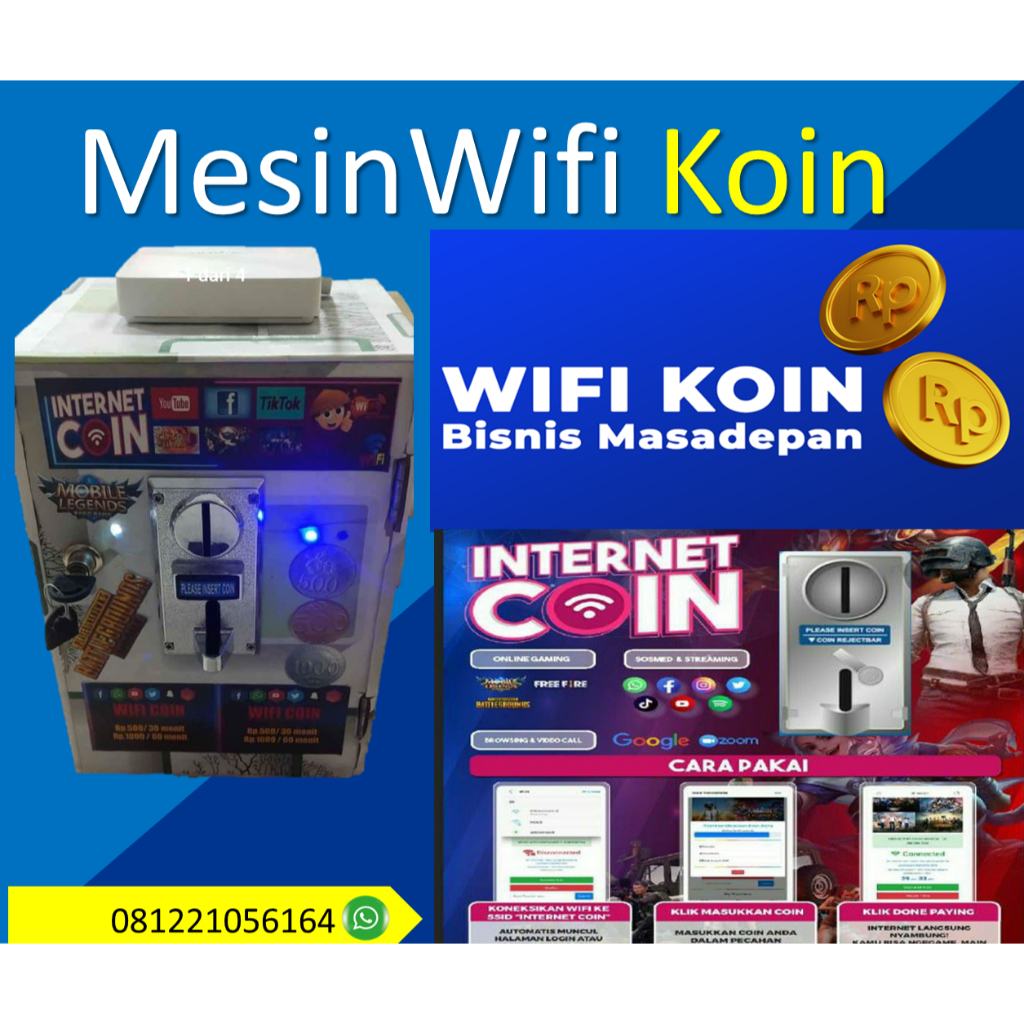 Wifi Koin Murah,multi,koin,Aceptor