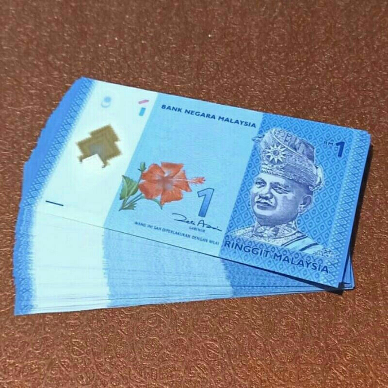 Uang Ringgit Malaysia 1 Ringgit MYR 100% Asli