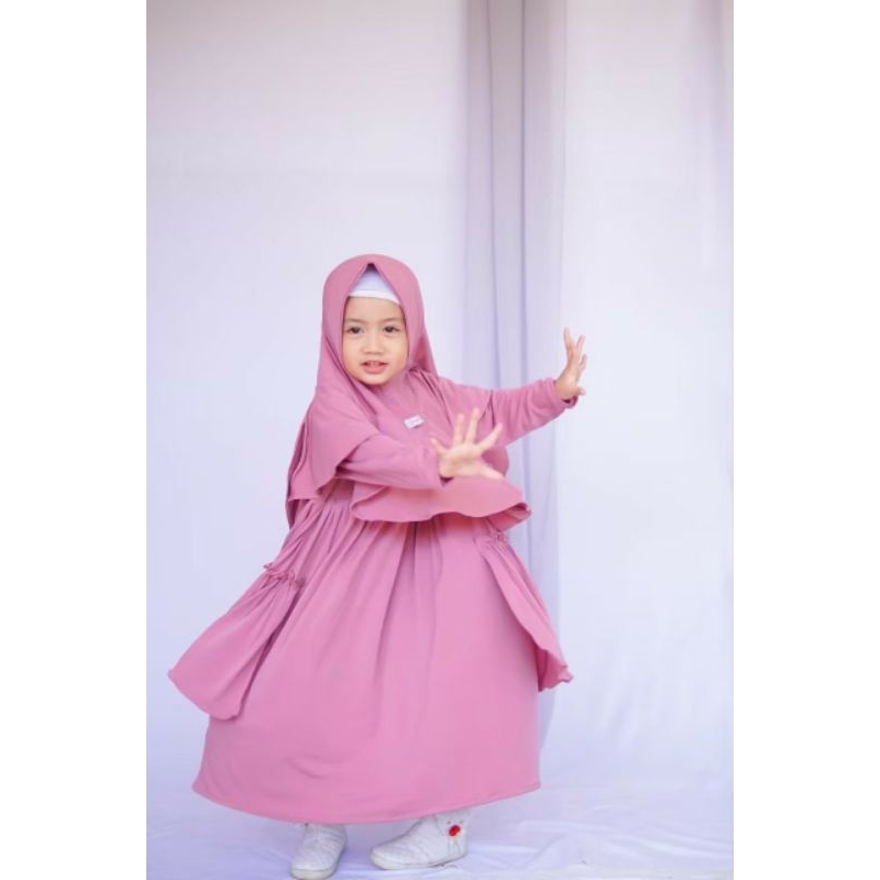 Gamis Haifa by@ashfahijab.product|Gamis anak lucu