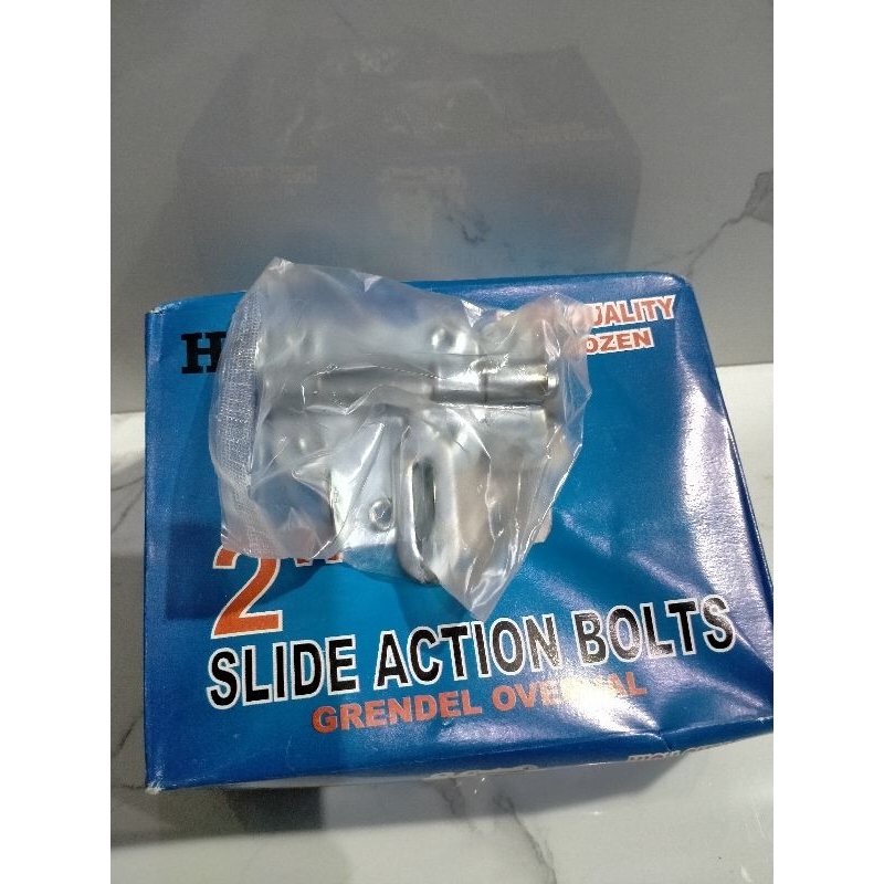 1 lusin Grendel overval 2 inchi 1box isi 12pcs Grendel gudang 2in