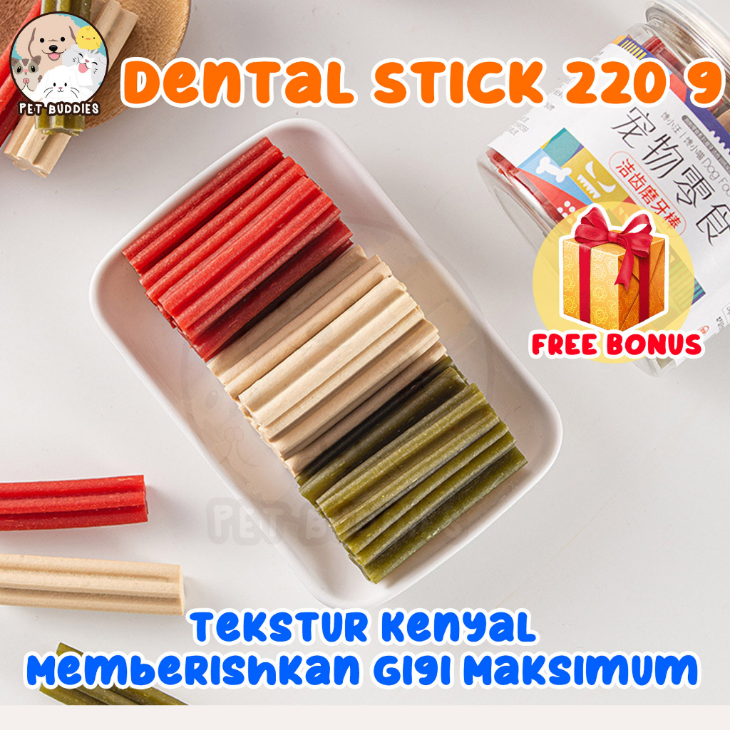 Dental Stick 220g Kucing/Anjing Kesehatan Gigi