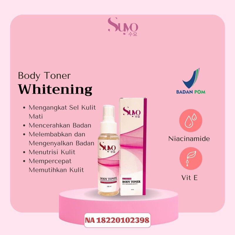 SUYO TONER BODY WHITENING