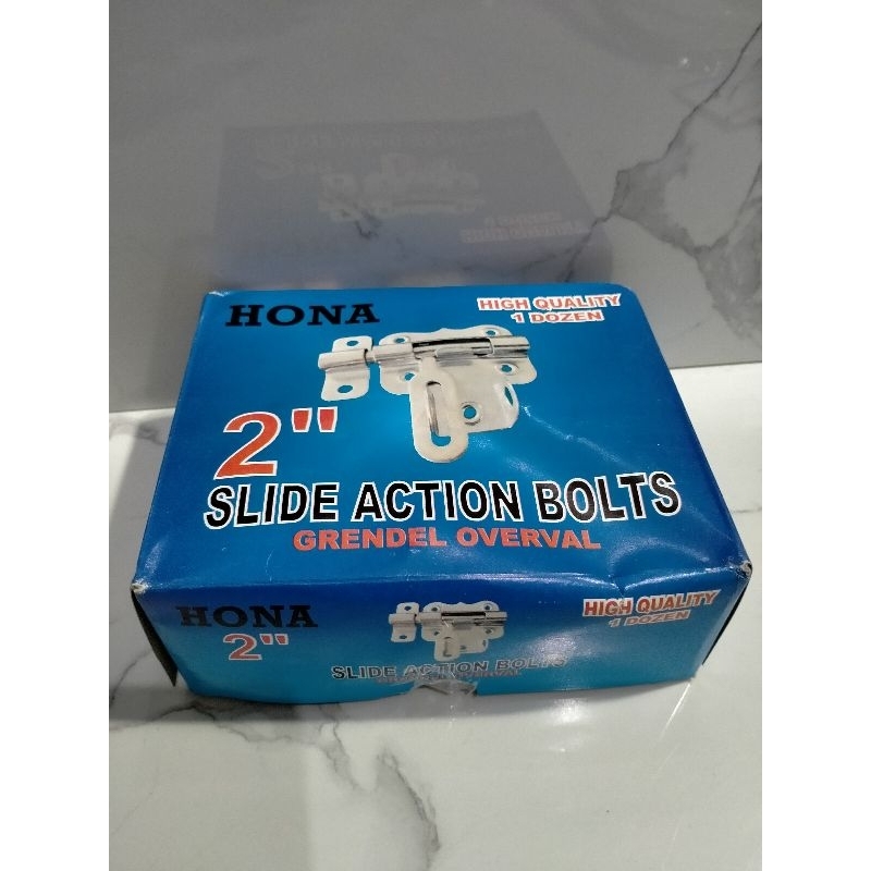 1 lusin Grendel overval 2 inchi 1box isi 12pcs Grendel gudang 2in