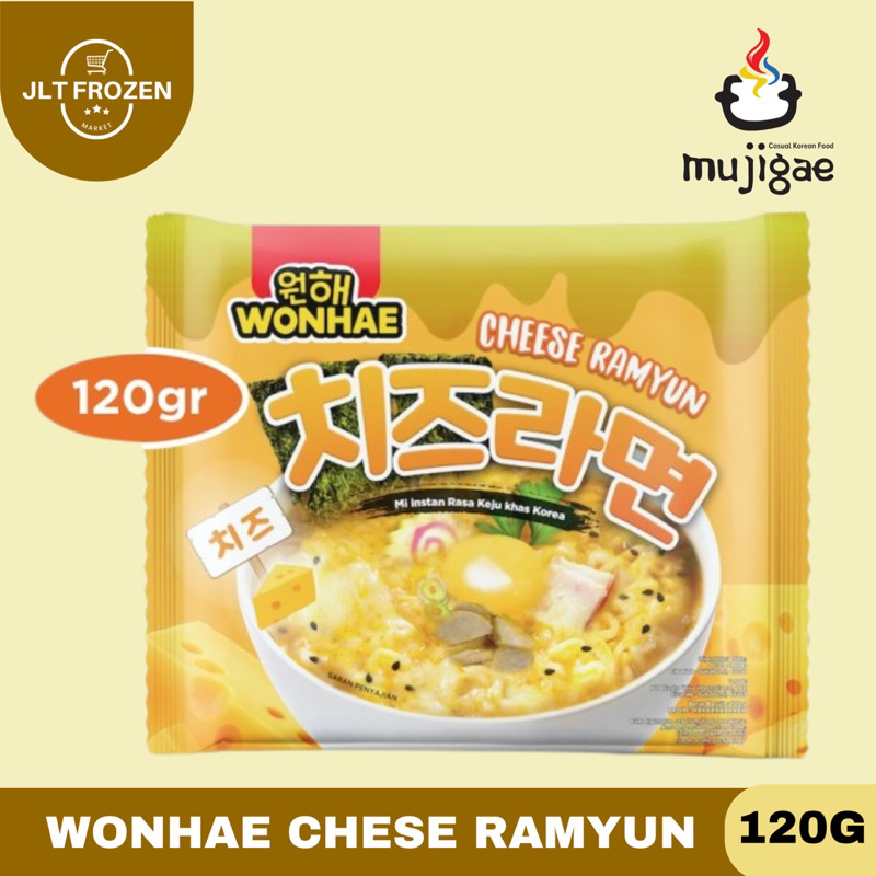 

Mujigae Wonhae Korean Cheese Ramyun / Mie Instan Keju Korea - 120gr