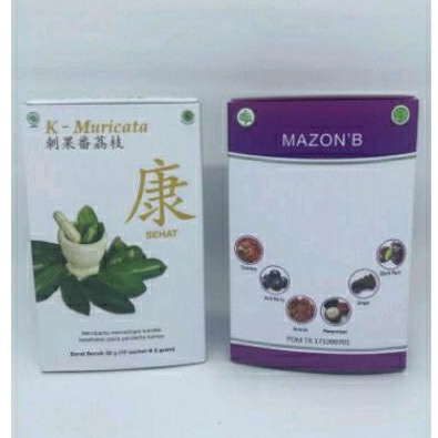 paket mazon b dan muricata isi 10sachet