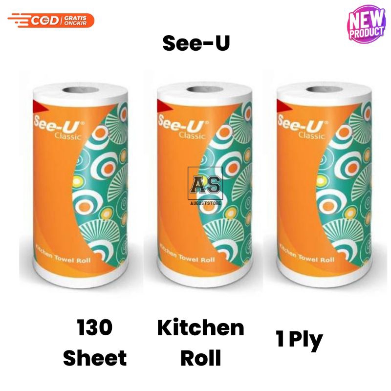 Tissue See-U Kitchen Towel 130 Sheet