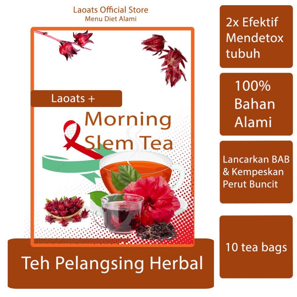 

obat pelangsing badan ampuh bpom tercepat morning tea (10pcs)