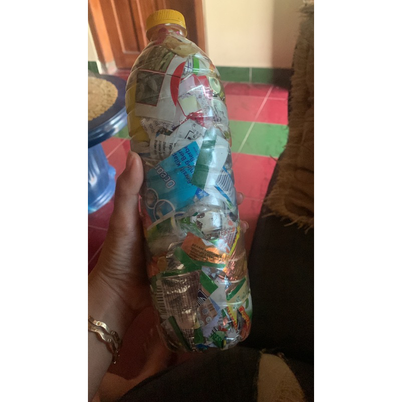 ecobrick botol minyak 1liter