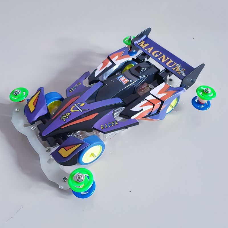 Mainan Tamiya Mini 4WD Aoda MS Chasis High Speed Clear Transparent Dinamo Tengah Mobil Balap Tamia 4