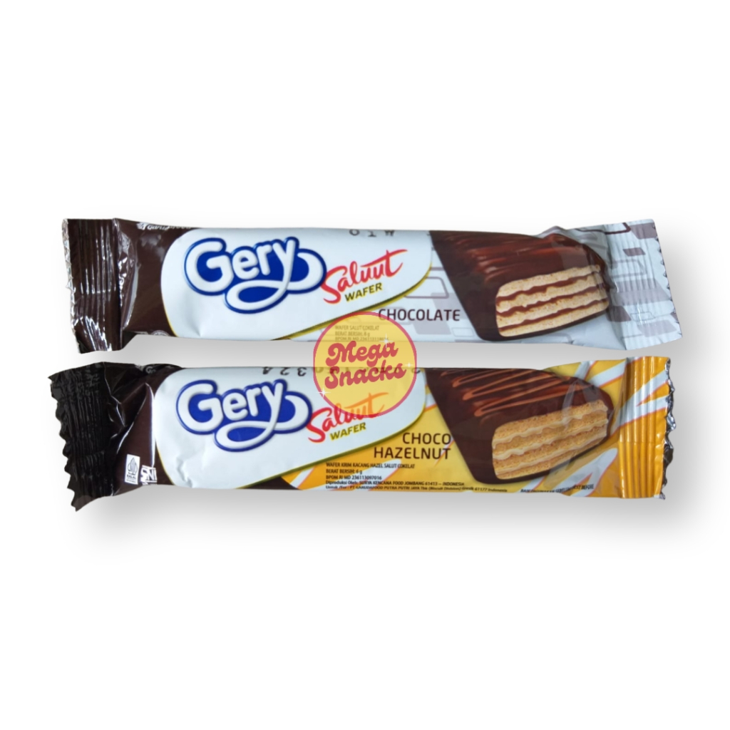 

[PROMO!!] Gery Saluut Wafer 6gr SATUAN / ECERAN - snack wafer coklat nikmat enak termurah diskon