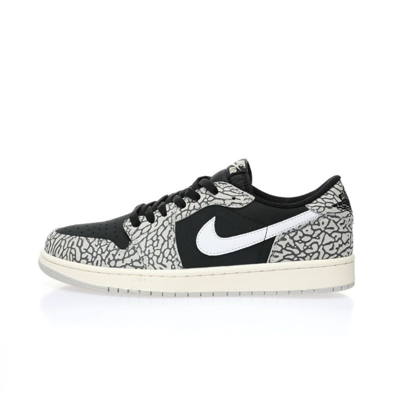 AIR JORDAN RETRO 1 LOW OG "Black Cement"