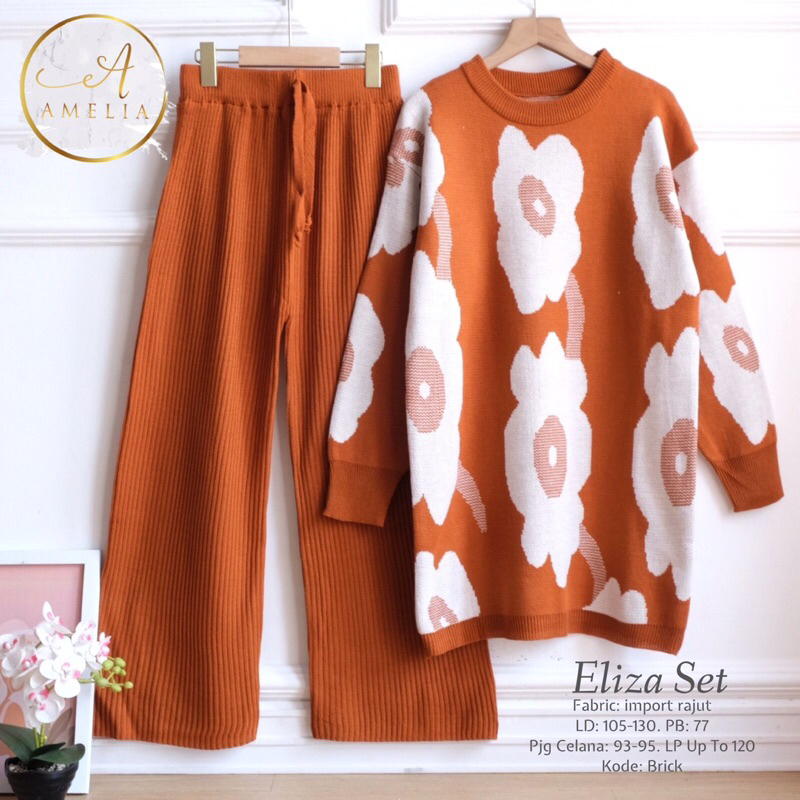 Eliza Set Import Baju rajut anak