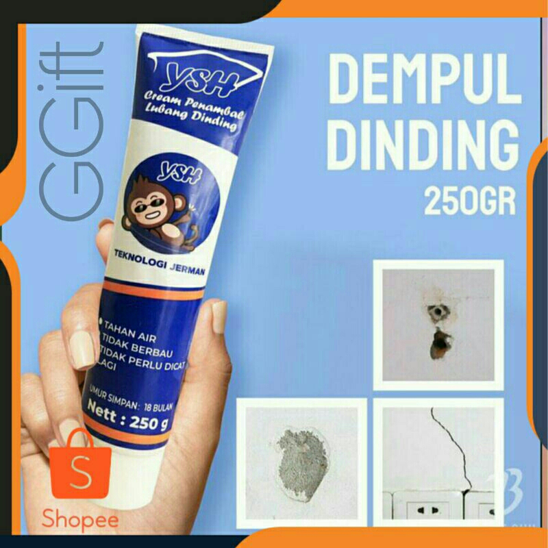 Pasta Dempul Tembok Dinding - Wall Repair Instan Waterproof™ Kemasan 250gr