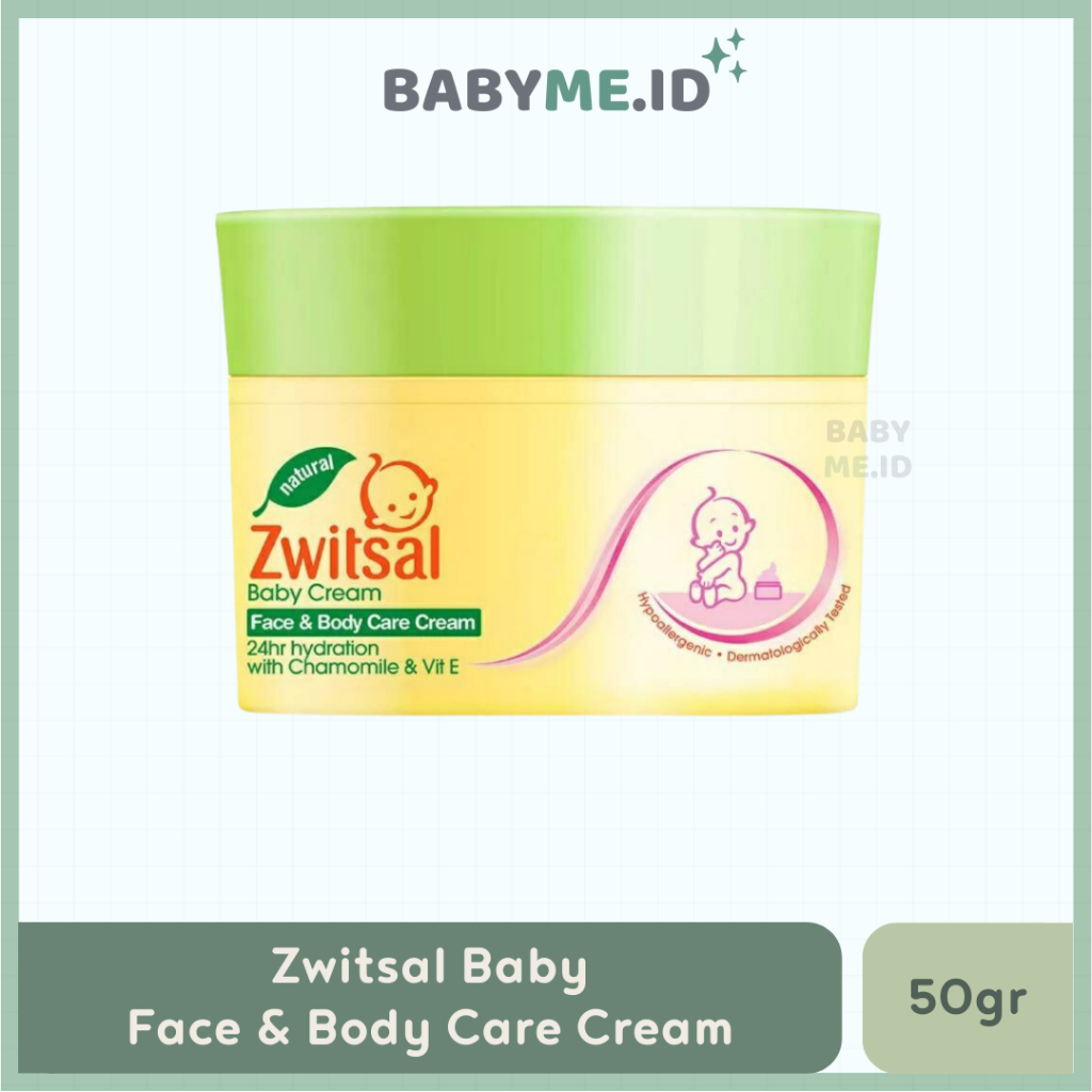 Zwitsal Baby Face &amp; Body Care Cream 50g 50 50 gram 50gram krim muka badan bayi