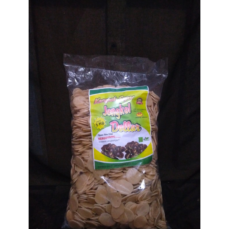 

KERUPUK JENGKOL DOLAR/ball(5kg)