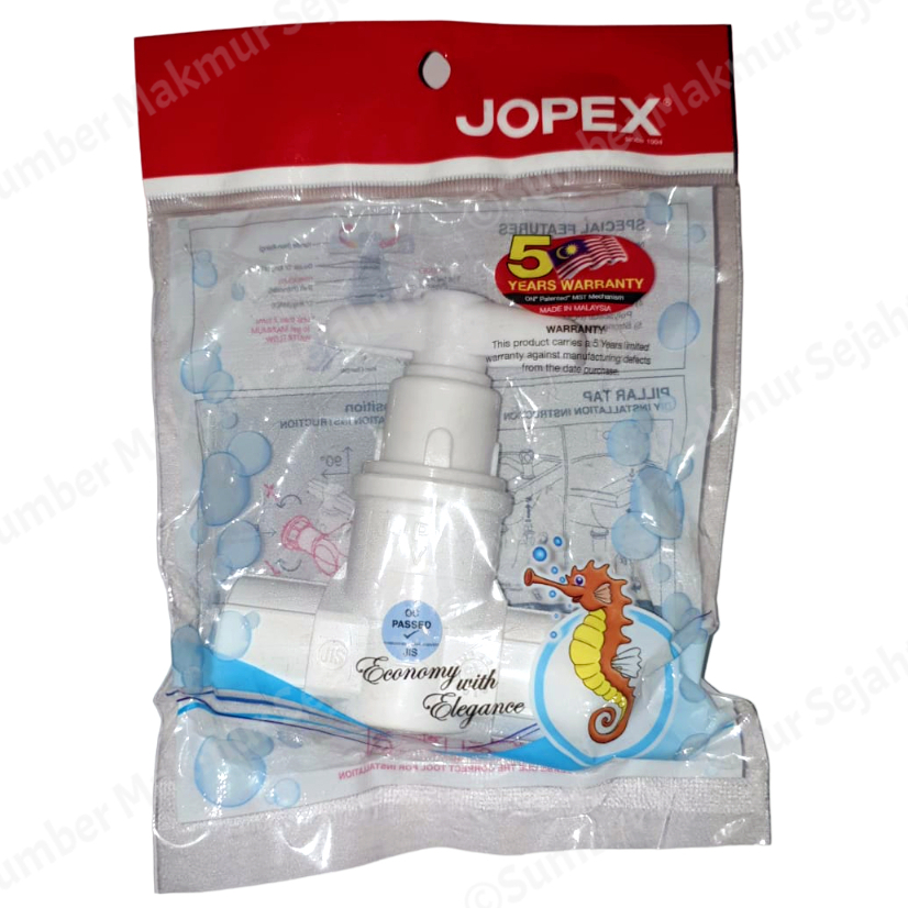 Stop Kran Tanam Jopex / Keran Shower Tanam Polos SC 01 W