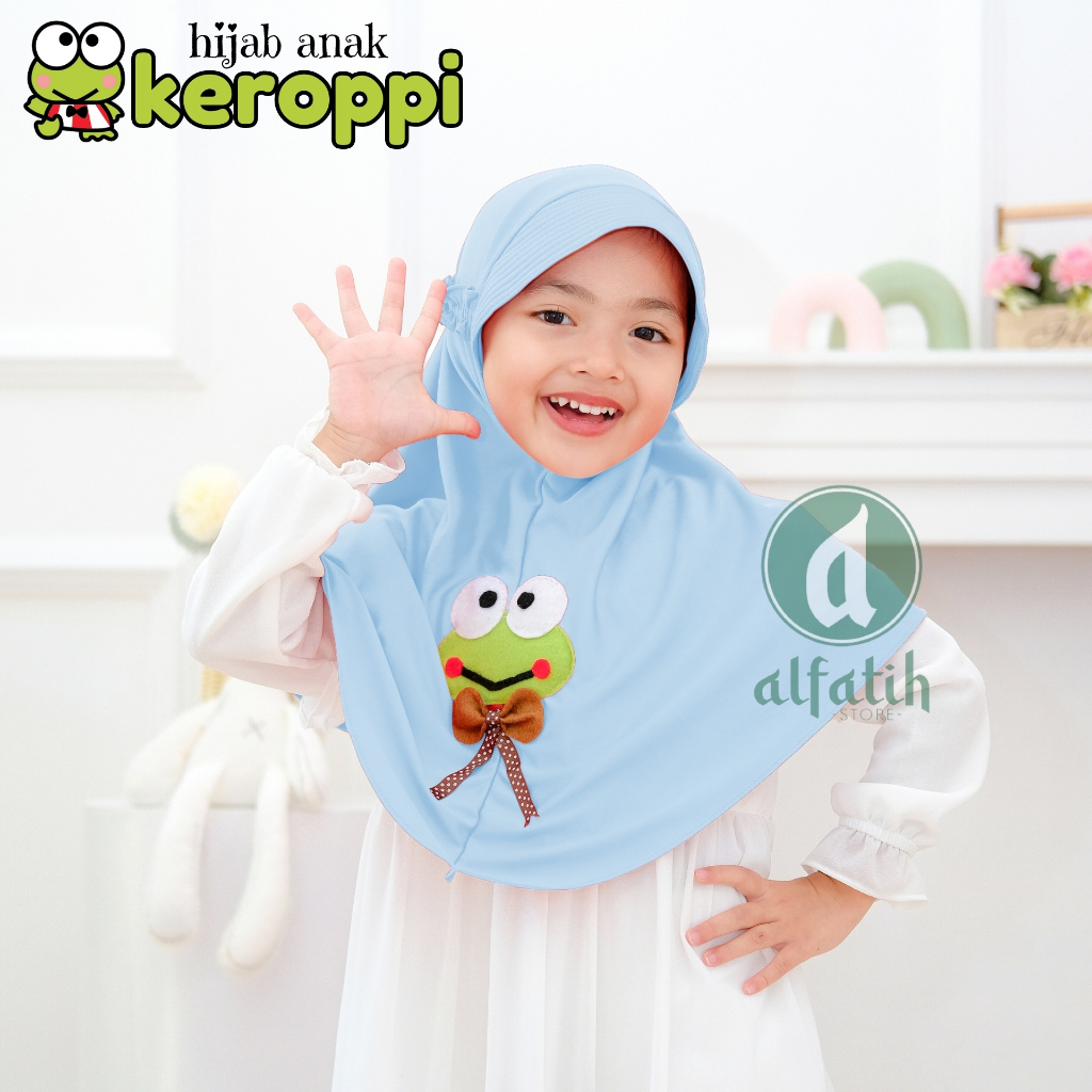 JILBAB ANAK TK - SD KEROPPI / KEROPPI / JILBAB ANAK USIA 4-7 TAHUN / PAKAIAN MUSLIM ANAK PEREMPUAN / KERUDUNG ANAK TK / HIJAB ANAK TK-SD KHIMAR ANAK