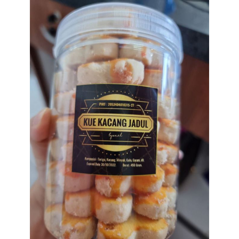 

kue kacang jadul toples 450gr+dus