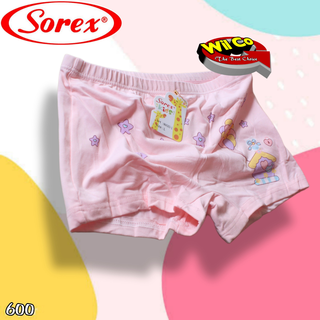 K600 CELANA DALAM ANAK PEREMPUAN SOREX USIA 2 SAMPAI 9 TAHUN