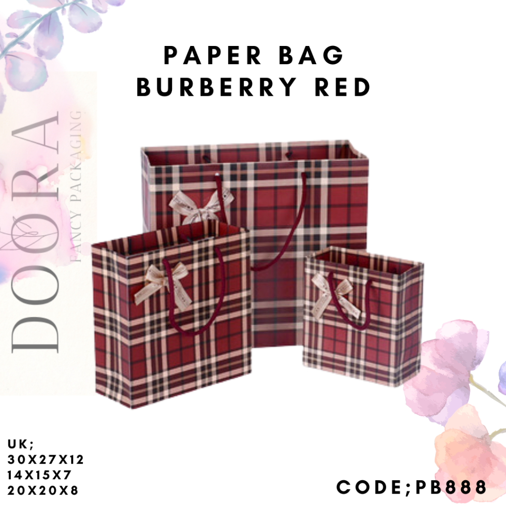 

Paper Bag Burberry Red