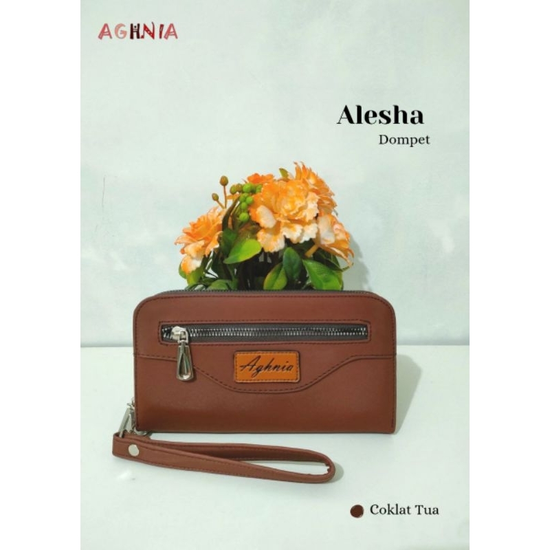 DOMPET ALESHA BY AGHNIA TAS WANITA MURAH BAHAN CHOCOLY
