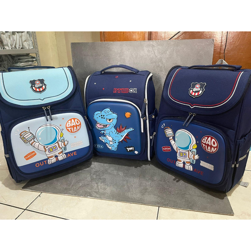 TAS RANSEL ANAK SEKOLAH SD MODEL TABUNG COWOK CEWEK