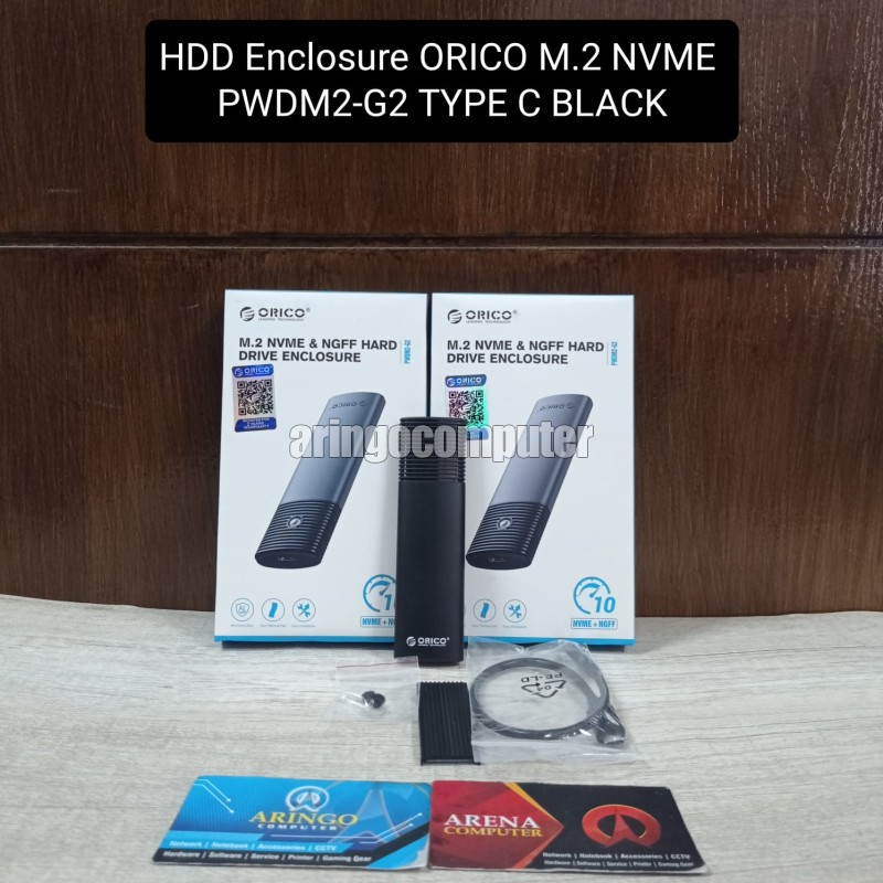 HDD Enclosure ORICO M.2 NVME PWDM2-G2 TYPE C BLACK