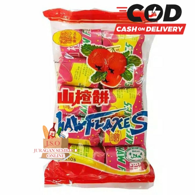 

(JSO) Hawflakes 85 gr / manisan sanca koin / manisan cina / permen hawflakes