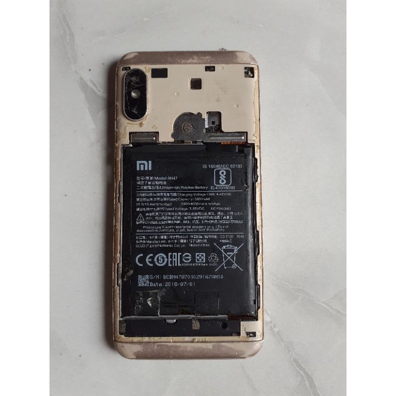 mesin xiomi mi A2 lite minus lcd