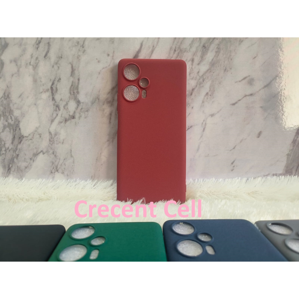 Soft Case Silikon Poco F5 Slim Matte Silikon Sandstone