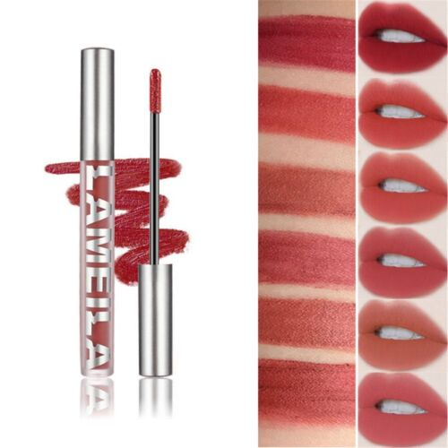 (COD) Lam3ila lip glaze matte lipstik velvet lip gloss LM 2028 waterproof