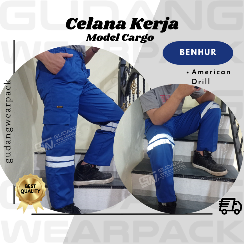 Gudang Wearpack - Celana Kerja Seragam Proyek Warna Benhur