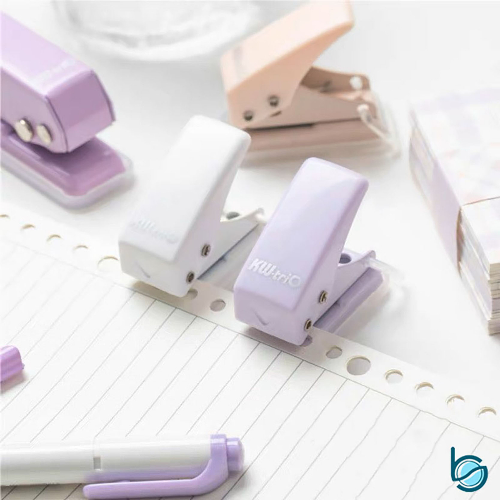 

Mini Pembolong Kertas 1 Lubang/Puncher Handheld Logam Lubang Bulat 6mm Untuk A4 A5 A6 A7 B5 - Best Stationary