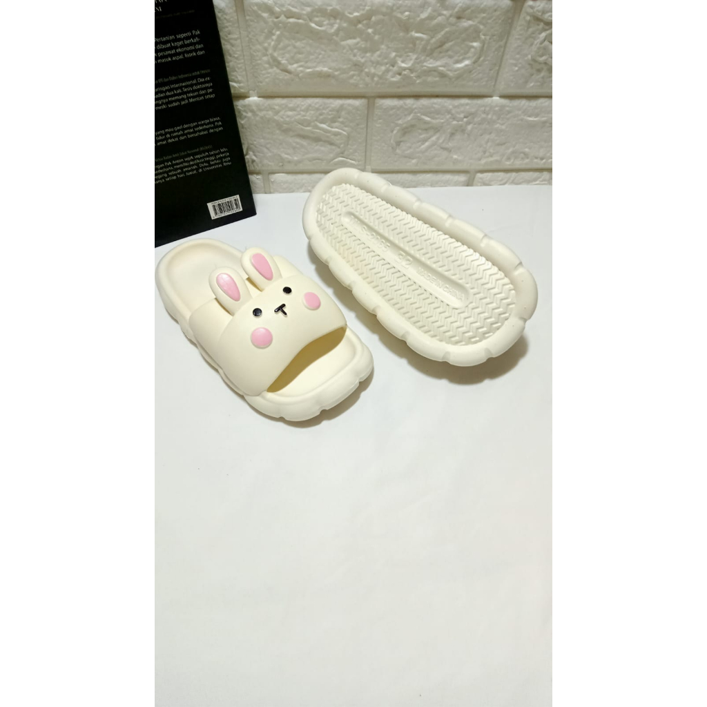 Sandal Kelinci Anak Perempuan Import Terbaru Sendal Karet Size 31-35