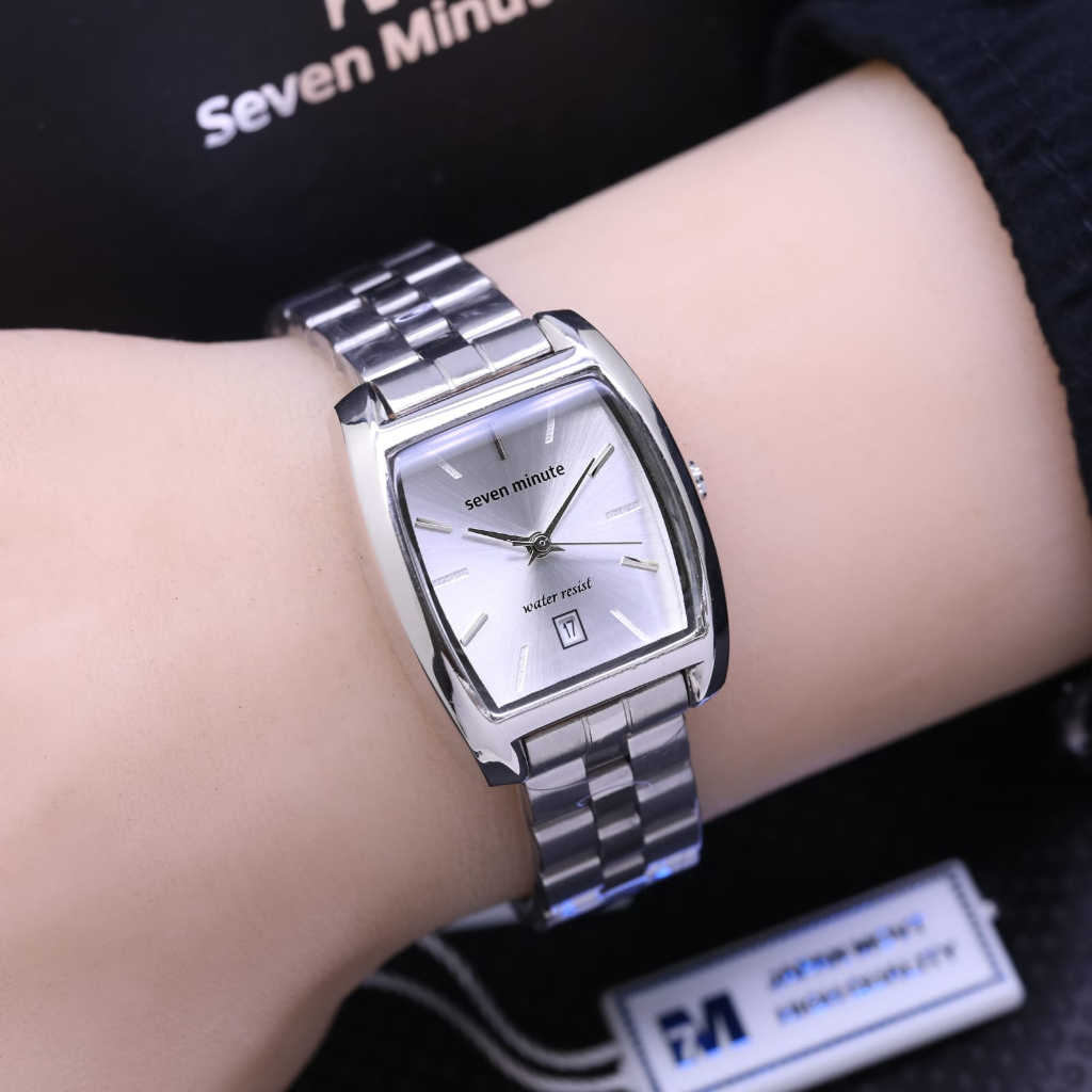 JAM TANGAN WANITA SEVEN MINUTE M726-LS020 RANTAI TANGGAL AKTIF