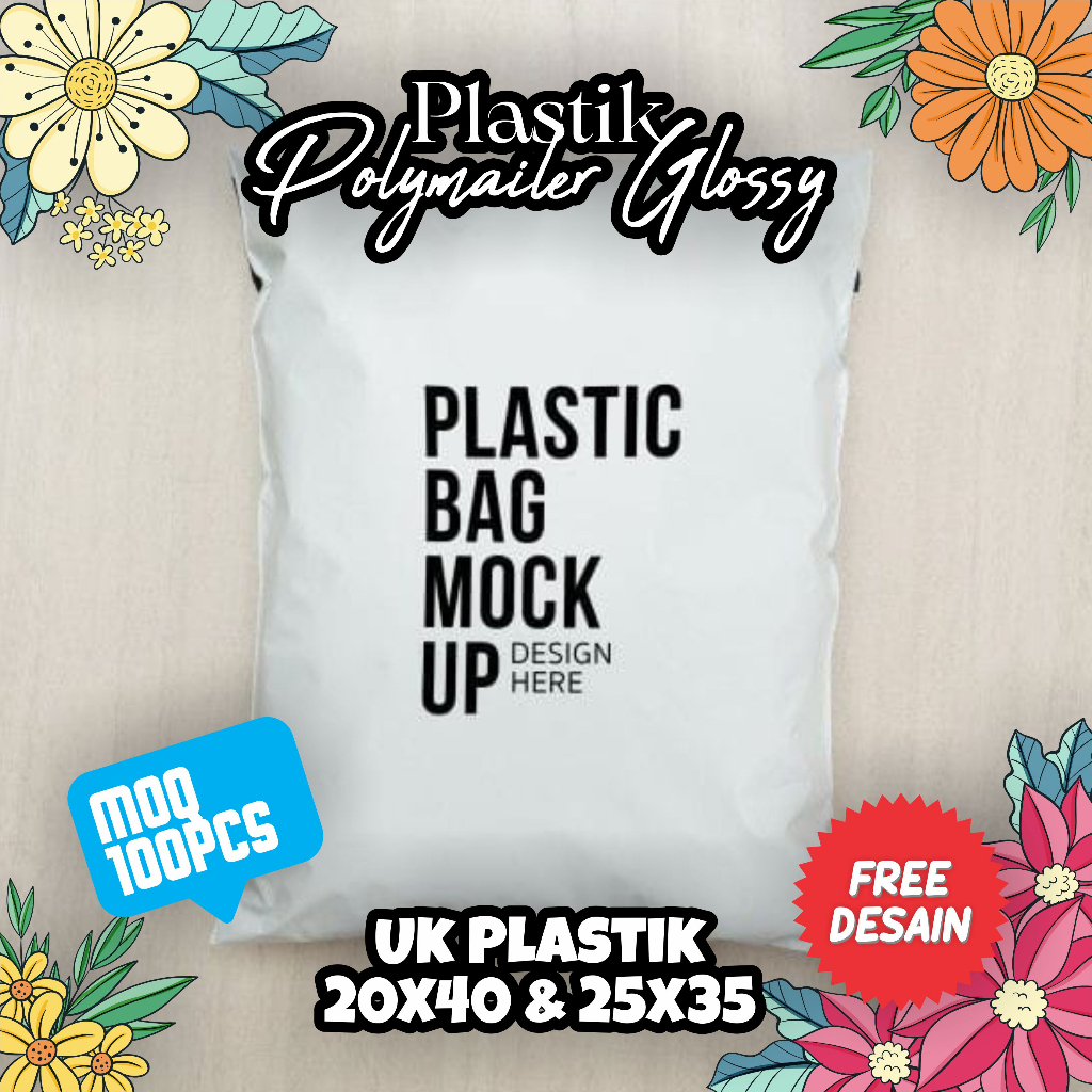 

Polymailer Plastik Kemasan Bungkus Sablon custom Kualitas HDPE