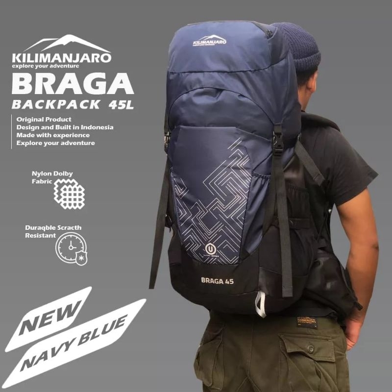 Tas Carrier Kilimanjaro Braga 45 L - Tas Gunung Kilimanjaro BRAGA 45L