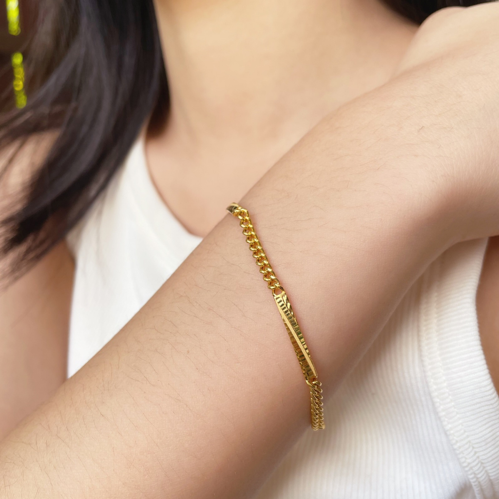 Gelang Emas Kadar 700 (16K) Model Variasi Berat 2 - 3 Gram an