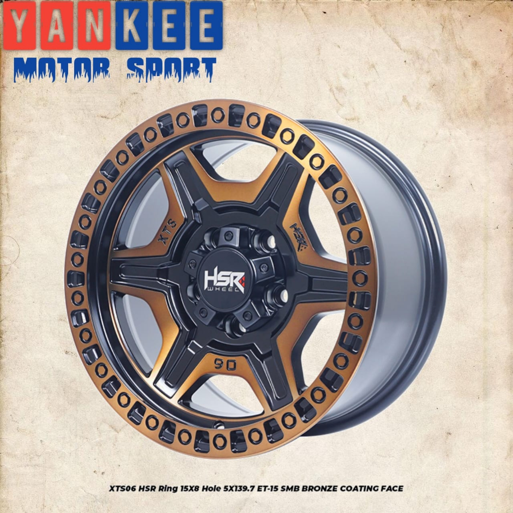Velg Mobil Ring 15 Jimny, Katana, Taft, Escudo dll HSR XTS06
